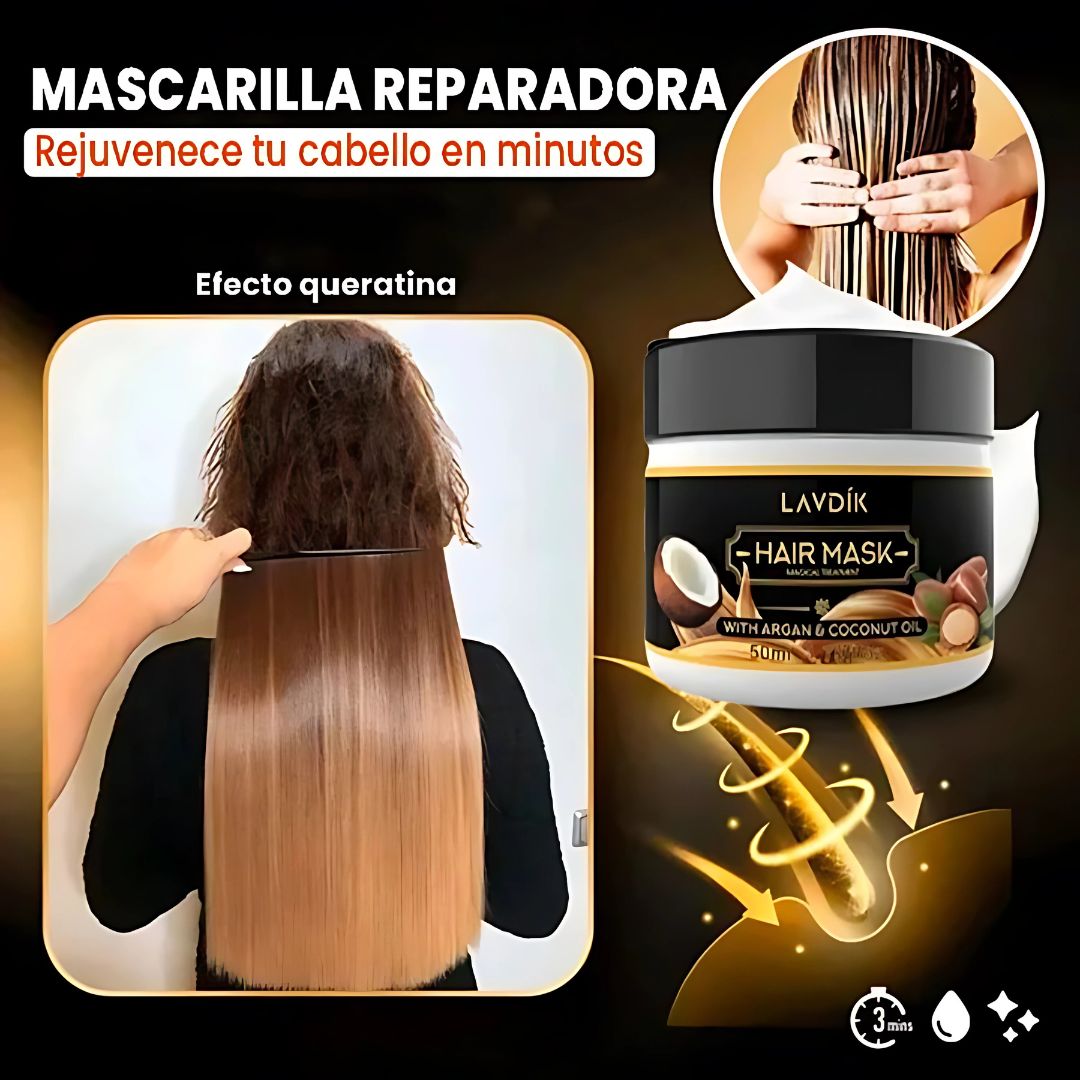 Oferta 2X1 - Mascarilla Hair Mask - Liso Inmediato