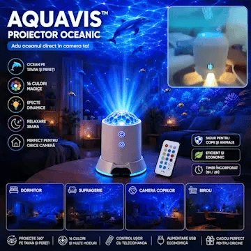 Proyector oceánico AquaVis: Traiga el océano directamente a su habitación.