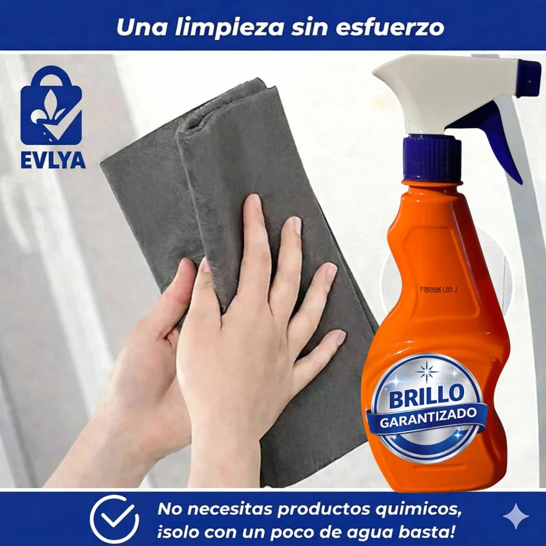 Paño de nanofibras ultra absorbente – Brillo sin marcas + Tarro de Splas Brillo Garantizado -50% de Descuento