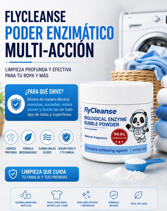 FLYCLEANSE - LIMPIEZA PROFUNDA DE MANCHAS Y OLORES - OFERETA PAGA 1 LLEVA 2