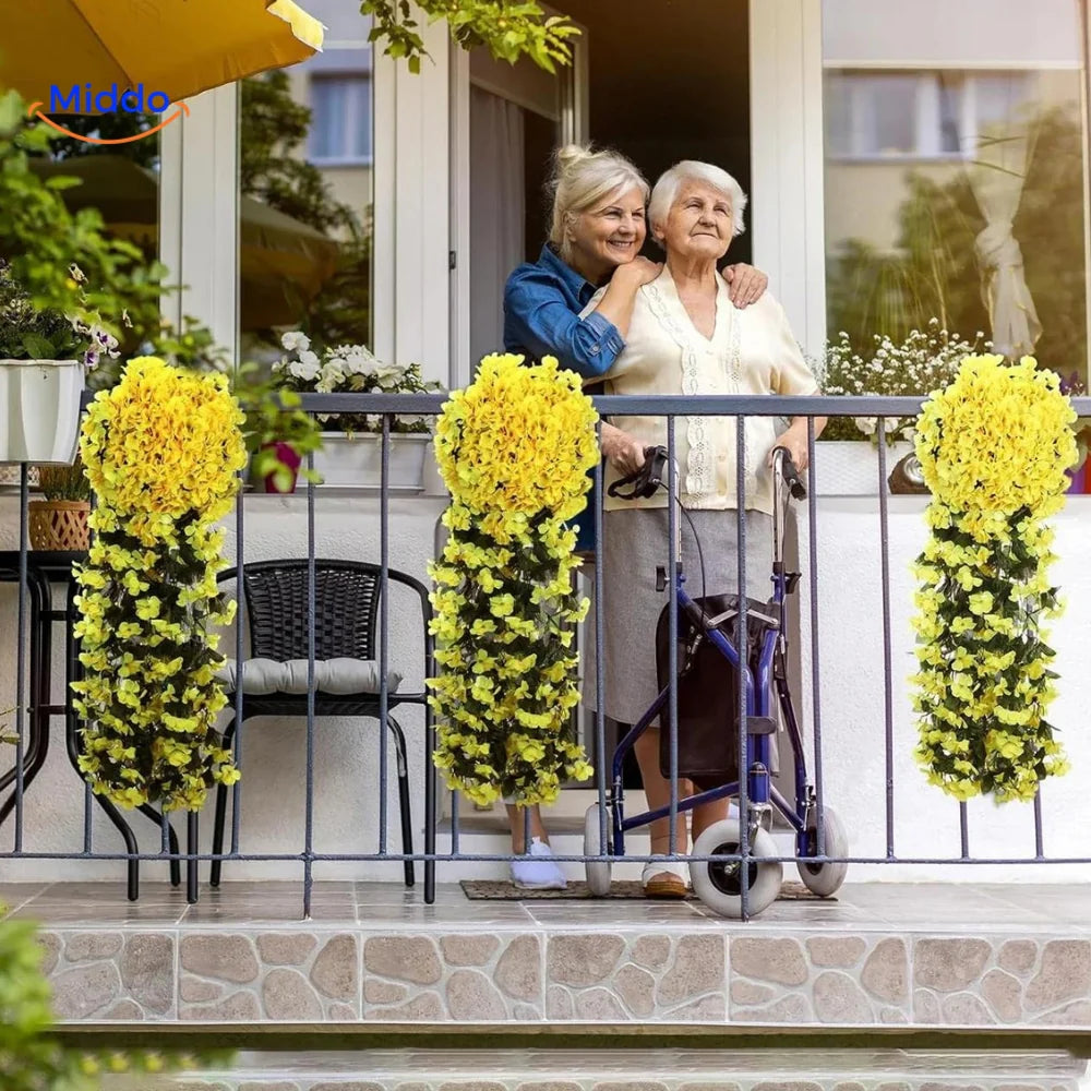 Encantadora cascada de orquídeas | Flores artificiales para cualquier ocasión y temporada