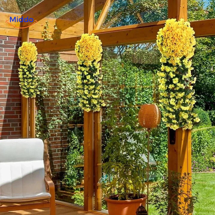 Encantadora cascada de orquídeas | Flores artificiales para cualquier ocasión y temporada