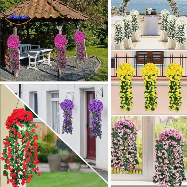 Encantadora cascada de orquídeas | Flores artificiales para cualquier ocasión y temporada