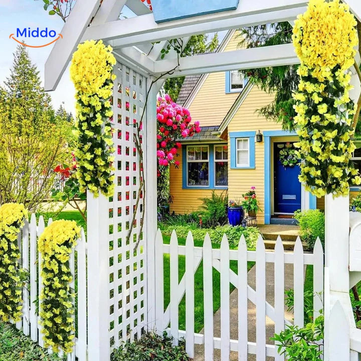 Encantadora cascada de orquídeas | Flores artificiales para cualquier ocasión y temporada