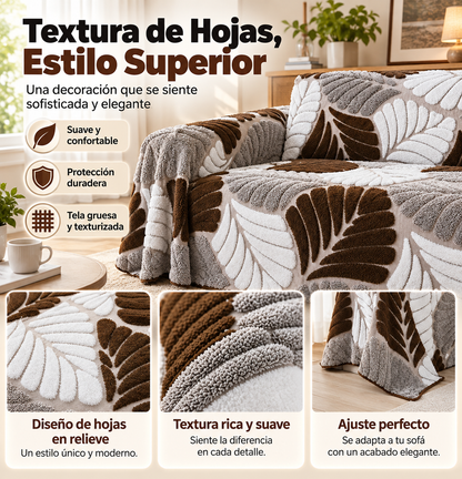 Elegante funda de sofá de jacquard antideslizante. 4 PIEZAS