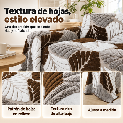 Elegante funda de sofá de jacquard antideslizante. 4 PIEZAS