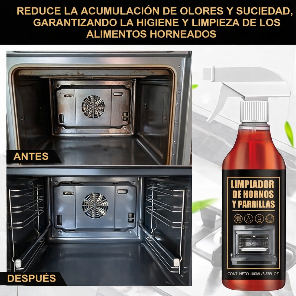 📢📢 ¡50% DE DESCUENTO! ⏰ Limpiador en aerosol para horno y parrilla