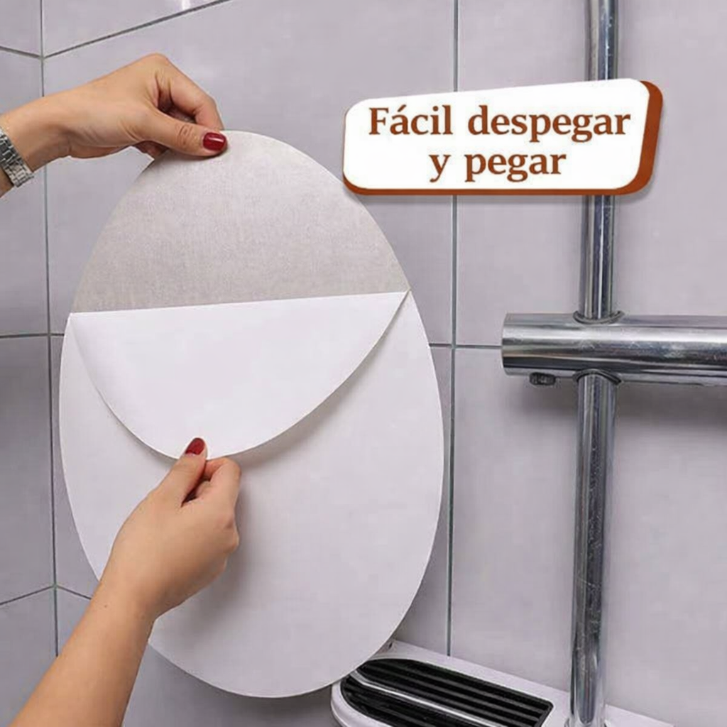 Espejo 3D con forma ovalada (juego de 10 piezas) - se Pega y Ya -50% Desceunto