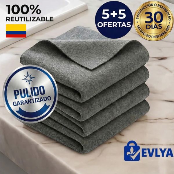 Set de 4 toallas de microfibra con 50% de Descuento